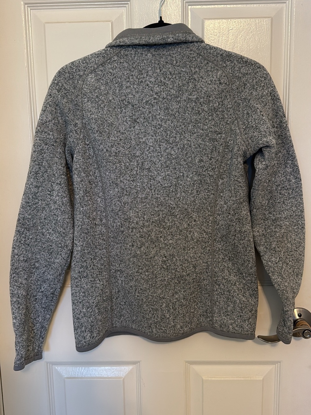 Patagonia Heather Gray Quarter-Zip Fleece Pullover - Picture 3 of 8